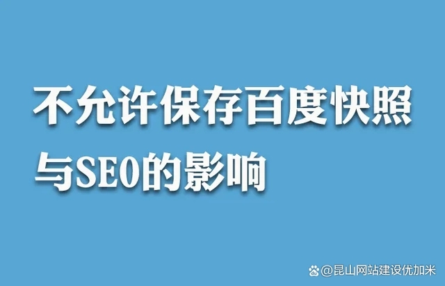 百度快照“消失”網站seo還能做嗎？